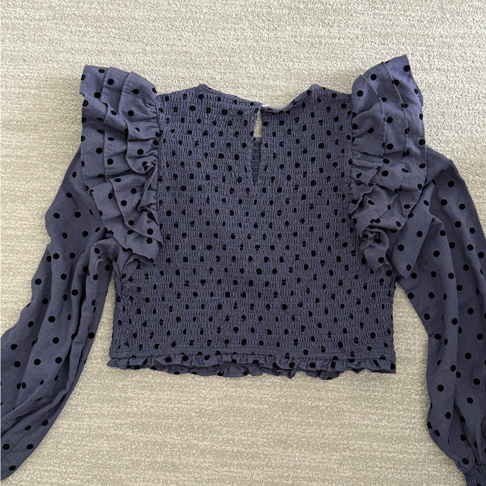 Zara Ruffle Sleeve Top - Picture 4 of 4